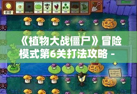 《植物大战僵尸》冒险模式第6关打法攻略 - 通关技巧与植物布局