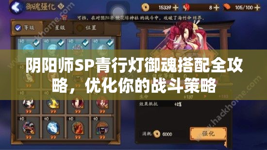 阴阳师SP青行灯御魂搭配全攻略，优化你的战斗策略